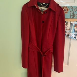 Women’s size 6 Burberry belted coat